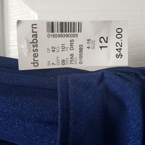 NWT Collection Dress Barn Wrap-Style Rauched Dress. Size 12. - Picture 2 of 6